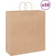 Vidaxl Sacs En Papier 50 Pcs Avec Poignées Marron 45x17x48 Cm