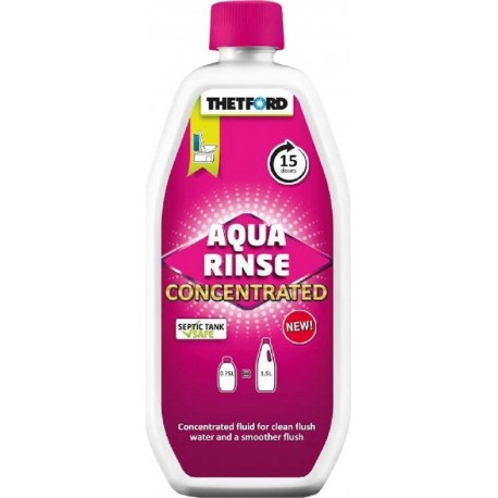 Aqua Thetford Rinse Fluide Concentré Pour Toilettes 750 Ml Nettoyage Optimal