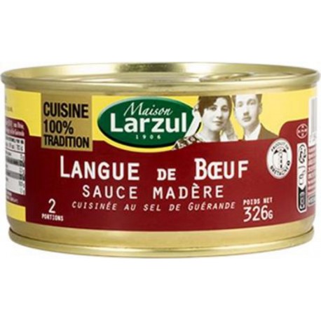Maison Larzul Langue de Bœuf Sauce madère 326g