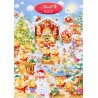 LINDT Calendrier de l'Avent Enfants Chocolat au Lait Teddy 211g