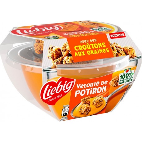 LIEBIG Soupe Velouté de Potiron avec Croûtons aux Graines