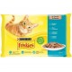 Friskies Aliment pour Chat en Sauce 4 Poissons 85g par 4 rations 7613036987592