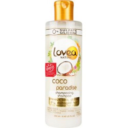 Lovea Shampooing Coco Paradise Cheveux Secs Abîmés 250ml (lot de 4)