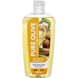 Pure Olive Gel Douche Parfum Argan 300ml (lot de 4)