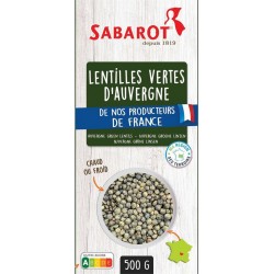 SABAROT LENTILLES VERTES D’AUVERGNE 500g