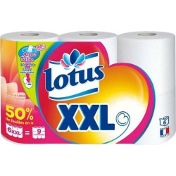 Lotus XXL Blanc x6 rouleaux
