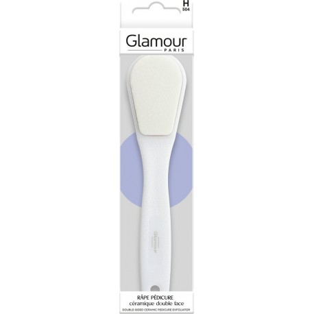 GLAMOUR PARIS Râpe Pédicure Céramique Double Face l'unité