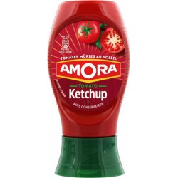 Amora Tomato Ketchup Tomates Mûries au Soleil 280g (lot de 10)