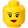LEGO Storage Brick Boîte de Rangement Tête Fille