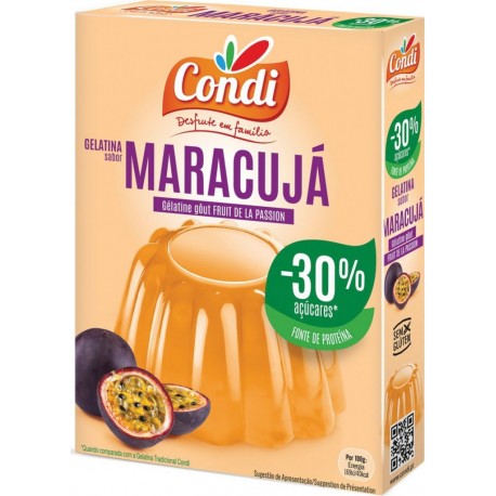 CONDI Préparation gelatine passion les 2 sachets de 57g