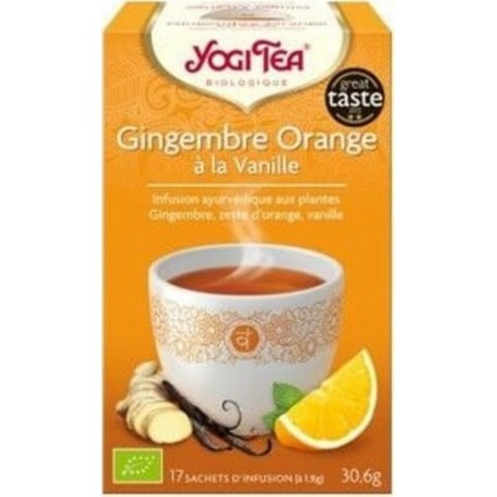 YOGI TEA Gingembre Orange À La Vanille