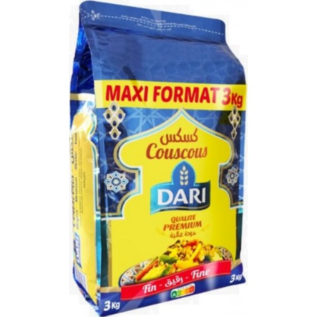 DARI Couscous fin 3Kg