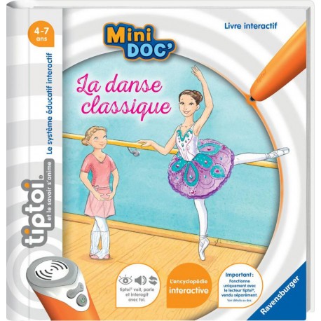 RAVENSBURGER TIPTOI® MINI DOC' LA DANSE CLASSIQUE
