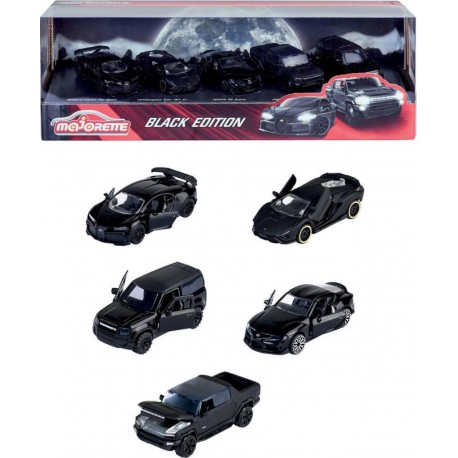MAJORETTE COFFRET 5 VOITURES BLACK EDITION