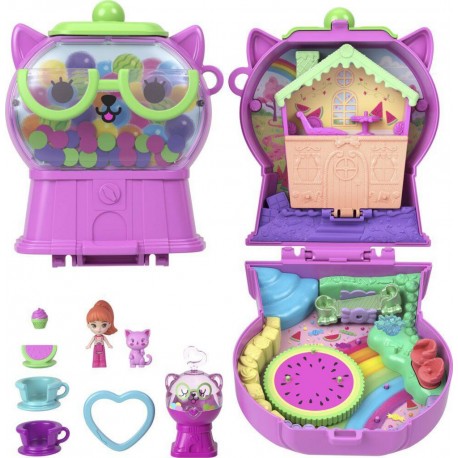 MATTEL POLLY POCKET COFFRET CHATON PASTEQUE