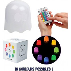 SIDJ LAMPE GHOST MULTI COULEURS TELECOMMANDEE PAC-MAN
