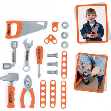 SMOBY BLACK ET DECKER SET OUTILS