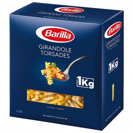 Barilla Girandole Torsades 1Kg (lot de 5)