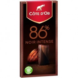 Côte d'Or Noir Intense 86% 100g (lot de 12)