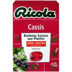 Ricola Cassis 50g (lot de 6 boîtes)