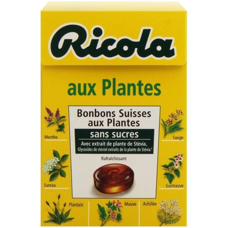 Ricola Aux Plantes 50g (lot économique de 6 boîtes)