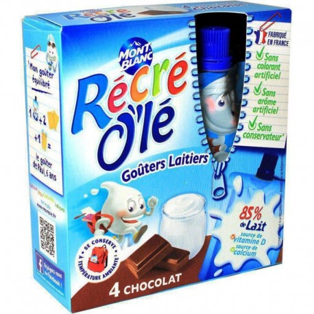 Récré O’lé Vanille (Boîte de 4 gourdes)