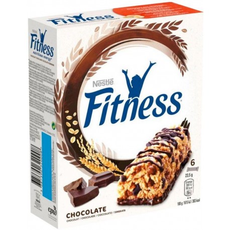 Fitness Barre Chocolat 141g (lot de 3)
