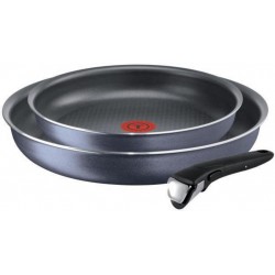 TEFAL Poêles Ingenio Elegance avec poignée amovible 24 / 28cm 