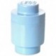 LEGO Storage Brick Boîte de Rangement x1 rond bleu clair