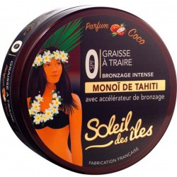 Soleil Des îles Graisse à Traire Bronzage Intense SPF 0 Parfum Coco (lot de 2)