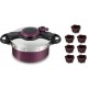 SEB Autocuiseur Clipso Minut' Duo 5L + 7 moules Proflex