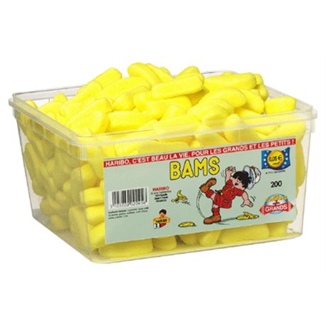 Haribo Bams Bananes (lot de 3)