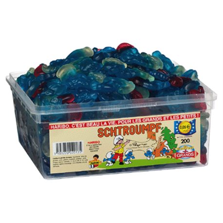 Haribo Schtroumpfs (lot de 3)