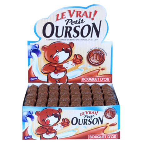 Véritable Petit Ourson Chocolat Lait (par 160) (lot de 3)