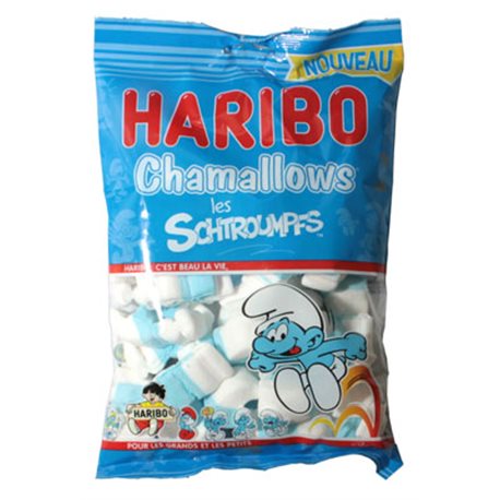 Haribo Chamallows Schtroumpfs (lot de 3)