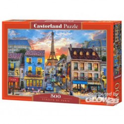 Puzzle Rues de Paris, puzzle 500 pièces