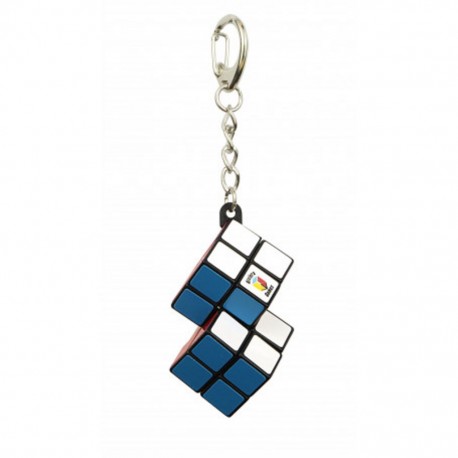 Porte-clés cube double - attache mousqueton