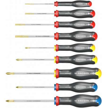 Tournevis Facom Protwist - jeu de 9 pièces (Facom Protwist 10 pièces)