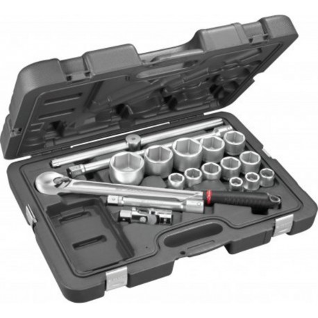 Facom Coffret de douilles spéciale poids lourds 3/4'' 6 pans - Facom KL.500PB