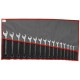 Facom Jeu de 16 clés plates mixtes de 8 à 24mm en trousse 440.JE16T