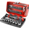 Facom Coffret compact cliquet douilles Radio 1/4 boîte NANO - 6 pans Facom RL.NANO1PB