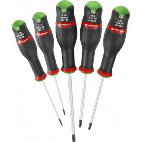 Facom Jeu de 5 tournevis Protwist T-Torx Plus 5 branches Facom ATXRP.J5