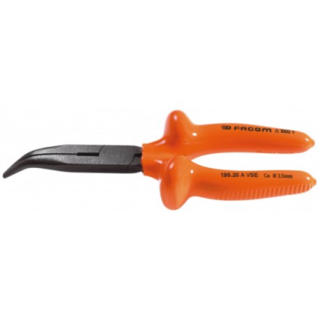 Facom Pince à becs demi ronds longs isolée 1000 Volts 64mm Facom 195.20AVSE