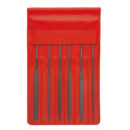 Facom Composition 6 limes 160mm aiguilles T2 de précision en trousse Facom AS.6L160T2A