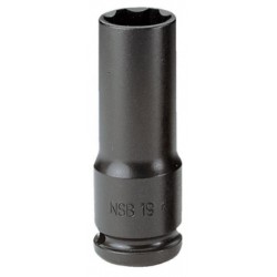 Facom Douille impact 1/2 longue parois fines 6 pans 19mm Facom NSB.19