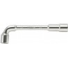 Clé à pipe débouchée CHROMEmat 6x6 pans, 19mm - KS Tools 517.0419