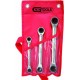 Jeu de clés mixtes à cliquet 4 en 1 GEARplus - KS Tools 503.4540