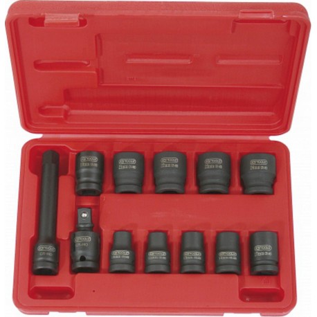 Jeu de douilles à chocs 1/2 12 Pces - KS Tools 515.0112