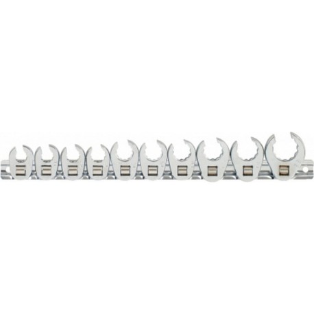 Jeu de 10 clés QFC 3/8'' - 12 pans KS Tools 913.3900
