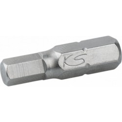 Boîte de 5 embouts de vissage 6 pans, L.25 mm - 1/4'' - 5 mm KS Tools 911.2262